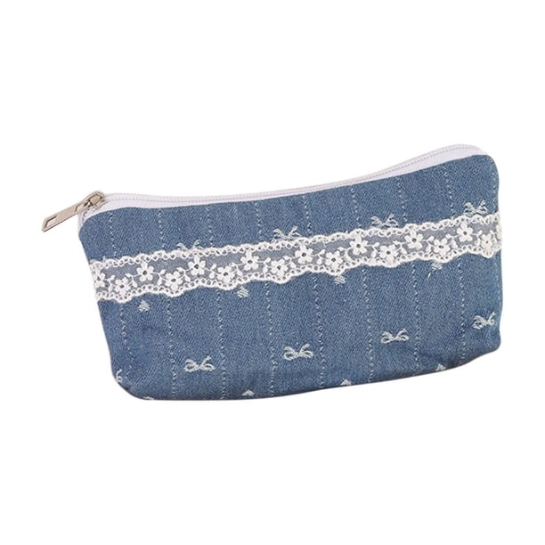 Estuche para lápices Fresh Floral para niñas, organizador de papelería de gran capacidad para estudiantes, lindo estuche de almacenamiento de lona para bolígrafos, lápices, marcadores, maquillaje o