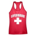 thumbnail image 2 of LIFEGUARD Officially Licensed Workout Active Racerback Tank Moisture Wicking Ladies, Women. Ideal for Yoga, Gym, Fitness.(XL) Red, 2 of 5