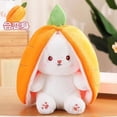 thumbnail image 1 of Soft and Cute Little Fruit Plush Toy Doll Radish Rabbit 25cm/Strawberry Radish Doll Transformation Little Rabbit Plush Toy Doll Doll Valentine's Day Birthday Gift, 1 of 2