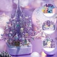 thumbnail image 4 of SHAR purple crystal Christmas tree music box toy, 4 of 6