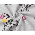 thumbnail image 5 of Serdomi Girls Short Sleeve T-shirt Summer Tops for Kids Gray Spotted Dog Crewneck Tee Graphic Outfits Size 10, 5 of 7
