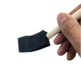 thumbnail image 4 of 15pcs 2.5cm Art Sponge  Wood Handle Paint  Tools for Drawing Painting Graffiti (Black), 4 of 5