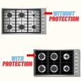 thumbnail image 3 of Premium Plus Stove Protectors for Jenn-Air Gas Stove Model JGC7636BS01, Custom Cut, Easy to Clean Stove Liner, Made in the USA., 3 of 8