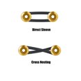 thumbnail image 3 of Unique Bargains 4 Set Oval Bumper Quick Release Quick Release Front Rear Bumper Fasteners Quick Gold Tone, 3 of 6