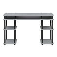 thumbnail image 5 of Convenience Concepts Designs2Go No Tools Student Desk, Gray/Black Poles, 5 of 9