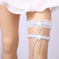 thumbnail image 6 of XLZWNU Garters for Bride Garter Party Ring Lace Garter Leg Throw Weddings Women Bridal for Elastic Bridal Supplies Wedding Garter for Bride Garter for Bride 1Pc Socks White One Size, 6 of 6