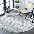 thumbnail image 2 of SAFAVIEH Montage Elijah Geometric Indoor/Outdoor Area Rug, Grey/Ivory, 9' x 12', 2 of 10