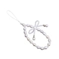 thumbnail image 2 of yotijay 2xBeaded Phone Charm Strap Hanging Phone Case Lanyard for Camera Phone Wallets White, 2 of 9
