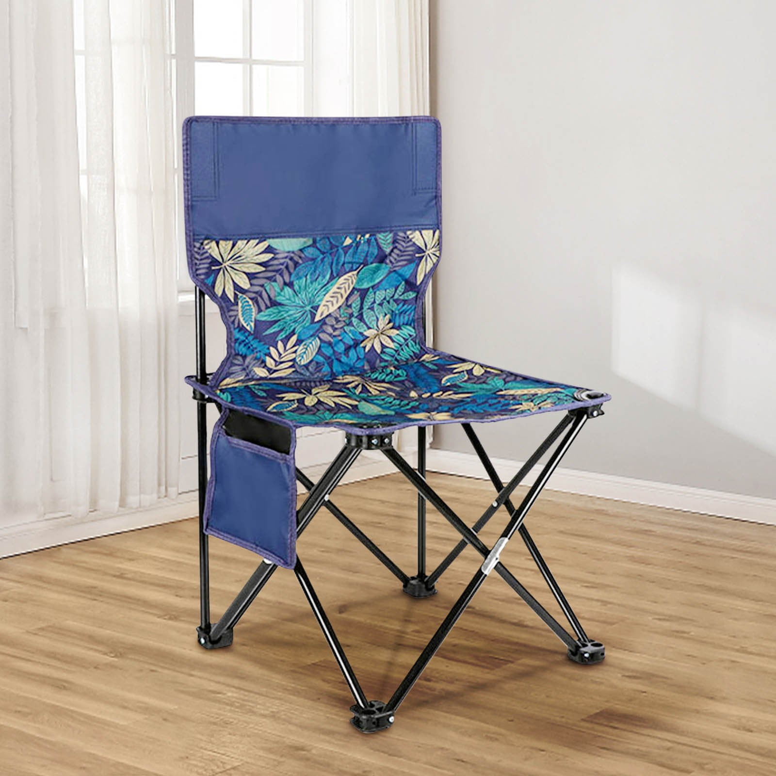 Ovzne Oversized Folding Camping Chairs, Padded Heavy Duty Portable