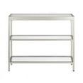 thumbnail image 3 of Evelyn&Zoe Alexis 36" Wide Rectangular Console Table, Satin Nickel, 3 of 8