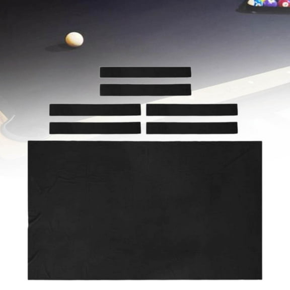 lacooooppia Billardboool Table Cloth, Pool Table Cushion Set, with Pillow Stripes, Wool Mixture of Professional Inner Bathing Tables Ceiling for 8ft Table