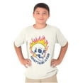 thumbnail image 5 of Everything is Fine Flaming Skull Crewneck T Shirts Boy Girl Teen Brisco Brands L, 5 of 5