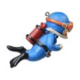 thumbnail image 1 of ZheElen PVC Fishtank Diver Decor Reusable Artificial Aquarium Ornament Accessories Type 1 Blue, 1 of 6