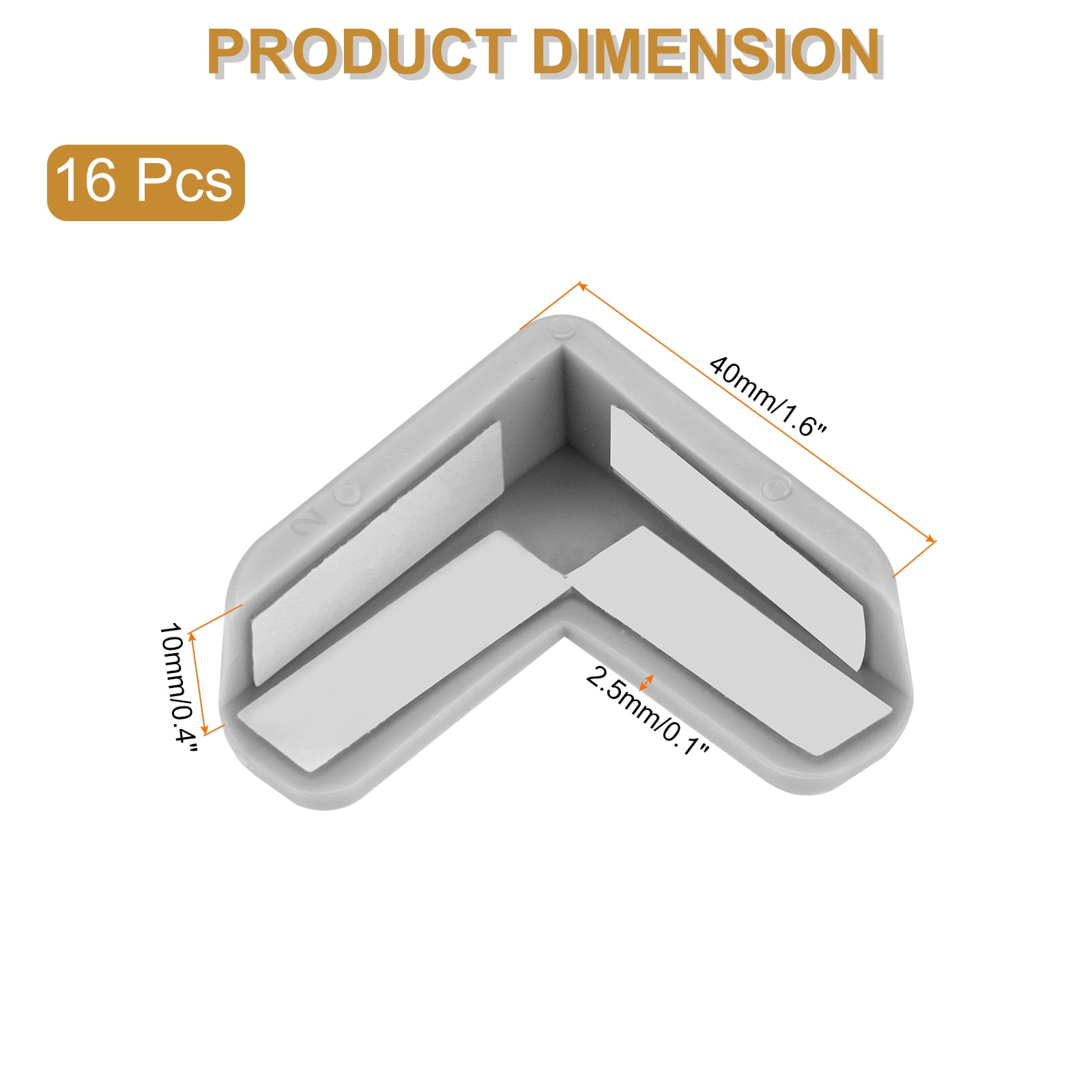 Protections D'Angle Transparents Pour Tables Et Meubles - Souples, Sans Résidus, Pour Enfants, Lot De 4, Épaisseurs 5 à 15mm - 11