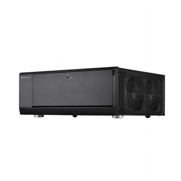 Silver Stone  Grandia Series Aluminum HTPC Computer Case - Black - ATX-Micro-ATX-SSI-CEB Compatible