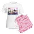 thumbnail image 6 of CafePress - Landscape, Colorful Art! Pajamas - Women's Short Sleeve Print T-Shirt and Pants Light Cotton Pajama Set, 6 of 7