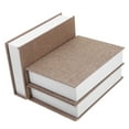 thumbnail image 3 of MOVTOTOP 3Pack Decorative Faux Books Rectangular Shape Light Brown Color Living Room, 3 of 8