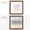 Walnut, variant on Picture Frame, Solid Oak Wood Picture Frame with Mat