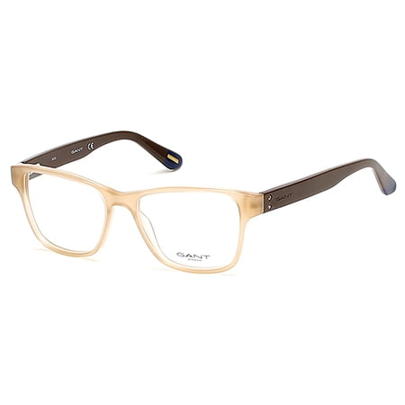 Gant GA4065-045-52 Square Womens Light Brown Frame Clear Lens Genuine Eyeglasses