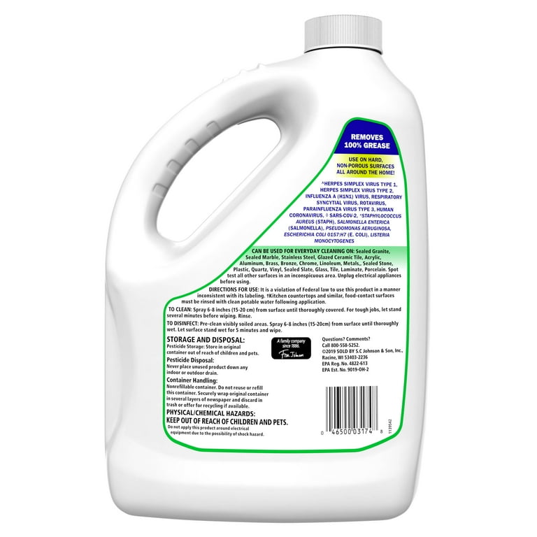 1018956 ALL PURPOSE CLEANR 128OZ Fantastik Fresh Scent All Purpose Cleaner  Liquid 1 gal