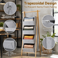 Side Panel Options Gray-2pack 4-Tier Hanging Closet Organizer with Reinforced Side Panels ...