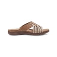 thumbnail image 2 of Easy Spirit Womens Meadow 9 Leather Comfort Wedge Sandals, 2 of 3