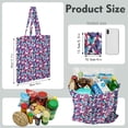 thumbnail image 2 of Watercolor Butterfly Floral Canvas Tote Bag – Romantic Nature-Inspired Reusable Cotton Shopping Bag with Artistic Fantasy Garden & Starry Sky Design for Women, Teens, Aesthetic Gift Lovers, 2 of 7