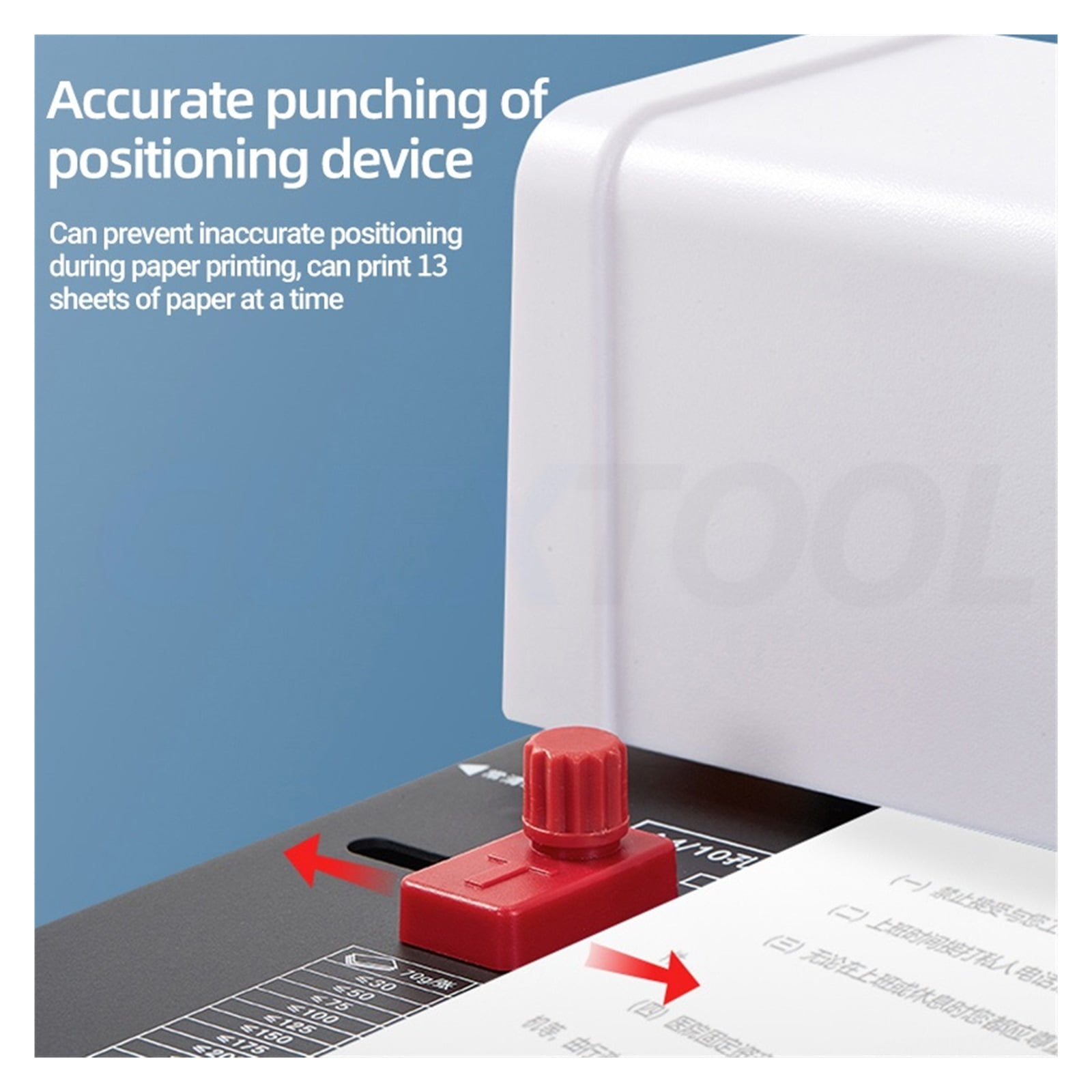 Manual Spiral Binding Machine 10 Hole Metal Paper Book File Punching And BindingOffice Binding Machine Iron Ring Book Binding ,Easy to Operate