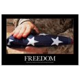 thumbnail image 1 of Great BIG Canvas | "Military Motivational Poster: Freedom" Art Print - 24x16, 1 of 4