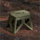 thumbnail image 1 of Escalada Taburete plegable portátil para exteriores, taburete para adultos y niños (verde militar) Ehuebsd Para Estrenar, 1 of 9