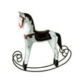 thumbnail image 3 of Wooden Horse Figurine Rocking Horse Statue Desk Figure Ornament Smooth Surface Home Decor for Kids Birthday Gift Party, 3 of 9