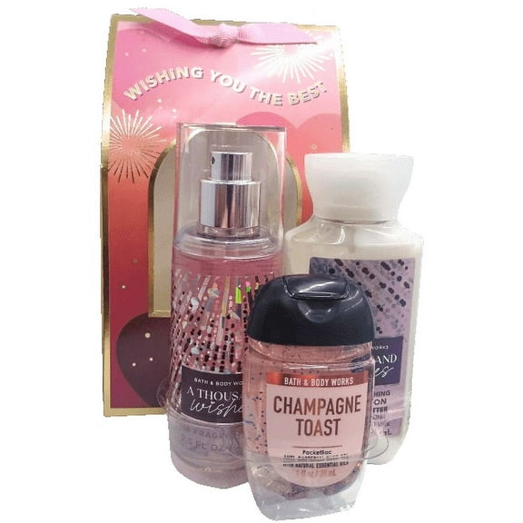 Bath & Body Works A Thousand Wishes Fragrance Perfumed Mini Gift Set for Women