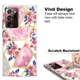 thumbnail image 5 of CoverON Samsung Galaxy Note 20 Ultra Phone Case, Slim Lightweight Scratch Resistant Glossy Cover bumper Grip, Marble Glitter Flower, 5 of 9