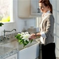 thumbnail image 2 of Houzer Platus 30 in Matte White Fireclay Apron Front Farmhouse Single Bowl Kitchen Sink - PTS-4100 MWH, 2 of 7