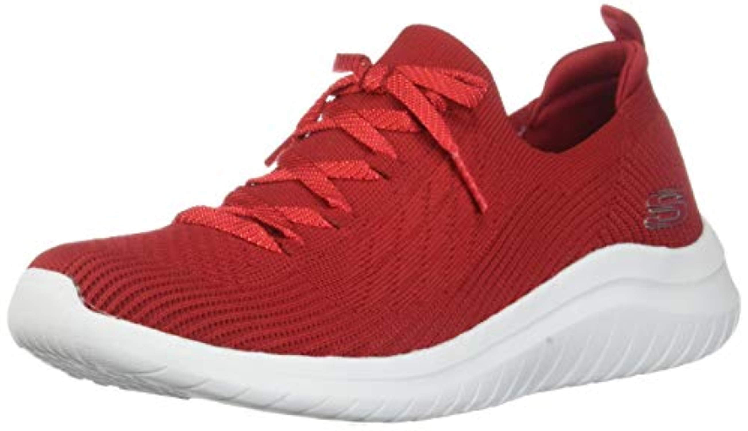 skechers ultra flex red