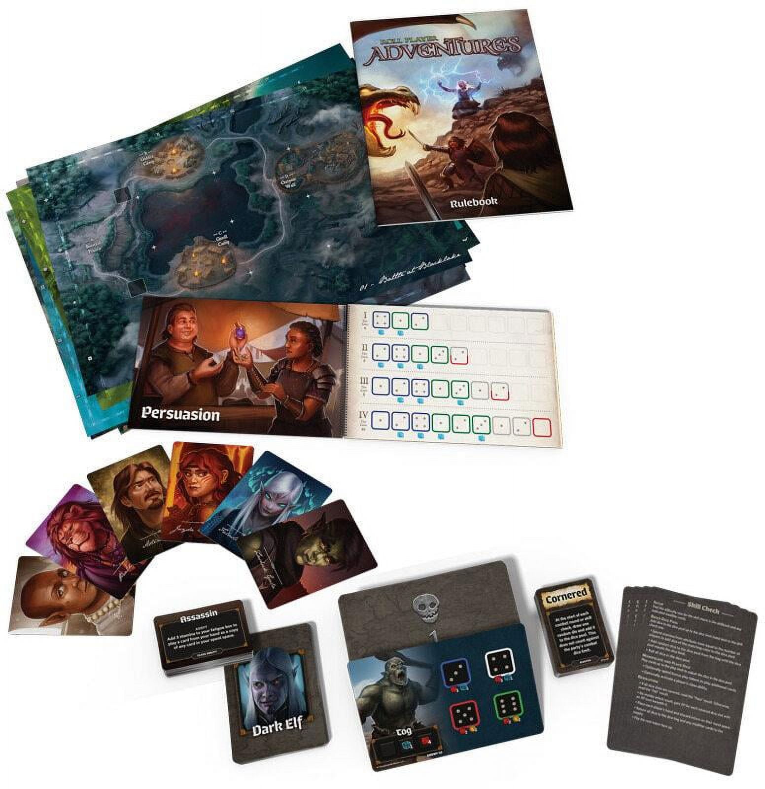 Roll Player: Adventures&nbsp;- Cooperative Storybook Board Game, Ages 14+, 1-4 Players, 90-150 Min Game Play