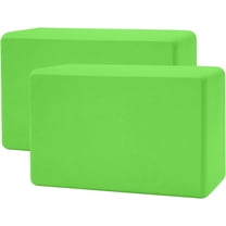 Yoga Blocks, Yoga Blocks 2 Pack, 9"x 6"x 3" Sturdy Foam Yoga Block, Supportive, Lightweight & Odor Resistant, Fitness Accessories