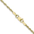 thumbnail image 4 of Leslie's 10K 1.8mm Diamond-Cut Lightweight Rope Chain (Weight: 2.7 Grams, Length: 16 Inches), 4 of 5