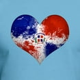thumbnail image 3 of CafePress - Dominican Heart Fitted T Shirt - Fitted T-Shirt, Vintage Fit Soft Cotton Tee, 3 of 4