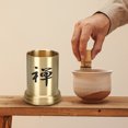 thumbnail image 1 of TEHAUX 1Ud Botella De Incensario Para Ceremonia Del Té En Cobre Dorado Con Duradero Y, 1 of 8