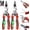 2-red, variant on Multifunctional Digital Electrician's Pliers, 25 In 1 Wire Stripper with Voltage Tester, Multifunction Wire Stripping Pliers, Heavy Duty Cable Cutter, Electrical Twister Crimping Tool (2pcs)