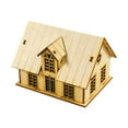 thumbnail image 4 of Miniature House Model Landscape Building 1/72 Wooden Architecture Finished Design for Adults Desk Display, 4 of 9