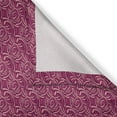 thumbnail image 3 of Ambesonne Roses Kitchen Curtains, Abstract Feminine Flowers, 55"x39", Dark Magenta Plum, 3 of 3