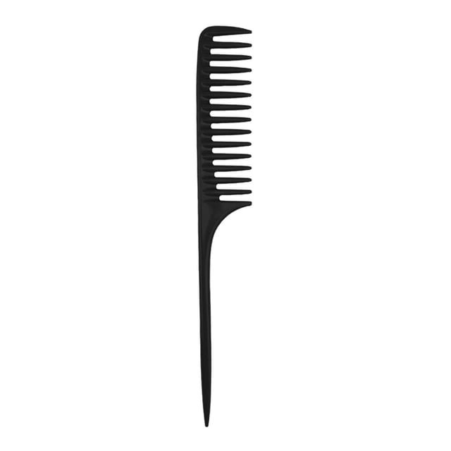 Peine de cola de plástico Peine de pelo para desenredar Peine de dientes anchos Peine Irfora Peine de cola