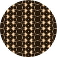 thumbnail image 1 of Ahgly Company Machine Washable Indoor Round Transitional Light Brown Area Rugs, 5' Round, 1 of 7
