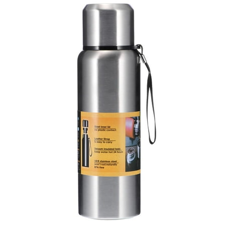 

1000ml Vacuum Bottle Stainless Insulate Water Bottle Portable Flask 30-Hour Preservation For Cold&Hot Water