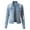 Light Blue, variant on Workout Jackets for Women Women's Casual Oversized Embroidered Pearls Rivet Denim Jacket Short Jean Coat Black,S