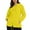 Yellow, variant on Hueook Coats for Women Rainproof Jacket for Women Waterproof and Zipper Jacket Quarter Sleeve Hooded Jacket Raincoat Jacket with Pockets Dark Gray M