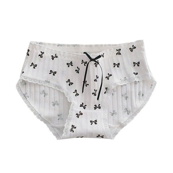 ZACPNCV Baby Soft Cotton Underwear Little Girls Briefs Toddler Undies White 3-5 Years