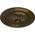 thumbnail image 3 of Ekena Millwork 15 3/4"OD x 1 7/8"P Chester Ceiling Medallion (Fits Canopies up to 2 1/4"), Hand-Painted Brass, 3 of 6